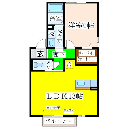 西牟田駅 徒歩36分 1階の物件間取画像